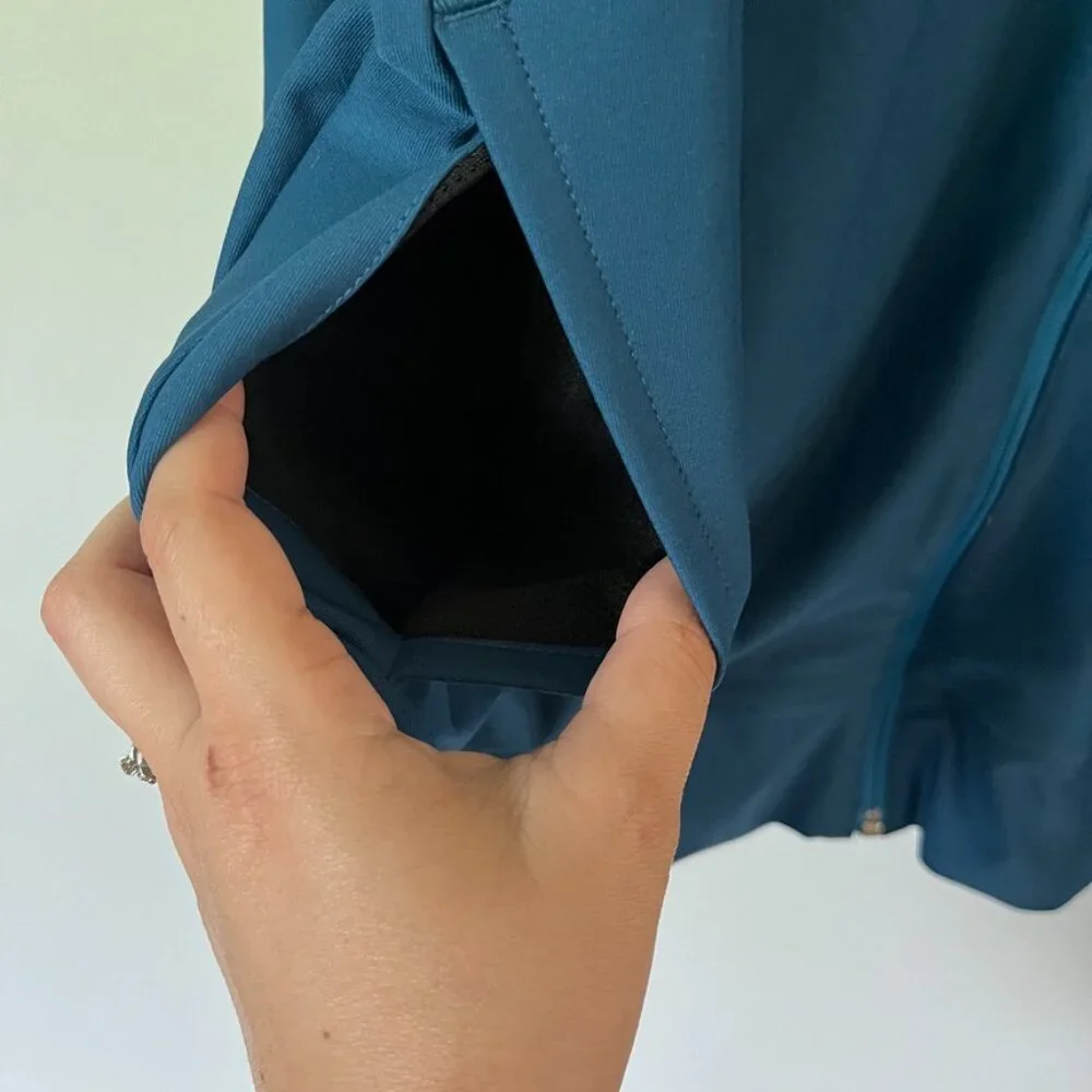 Eddie‎ Bauer Jacket Size XL Mens Teal Blue Motion Full Zip Freedry Activewear